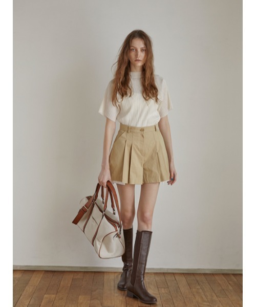 AMAIL（アマイル）の「Bikyaku short pants（その他パンツ・レディース・ブラック/ベージュ・S/M）」の5枚目の写真