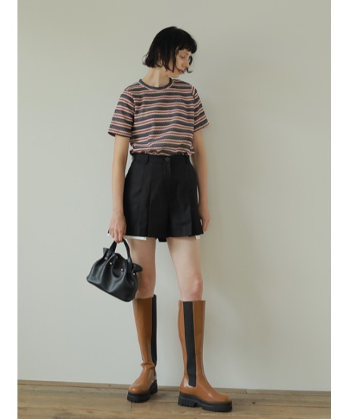 AMAIL（アマイル）の「Bikyaku short pants（その他パンツ・レディース・ブラック/ベージュ・S/M）」の7枚目の写真