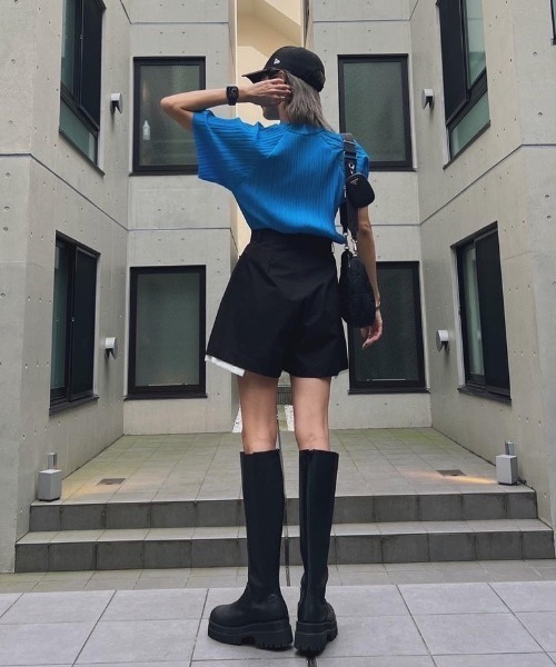 AMAIL（アマイル）の「Bikyaku short pants（その他パンツ・レディース・ブラック/ベージュ・S/M）」の8枚目の写真