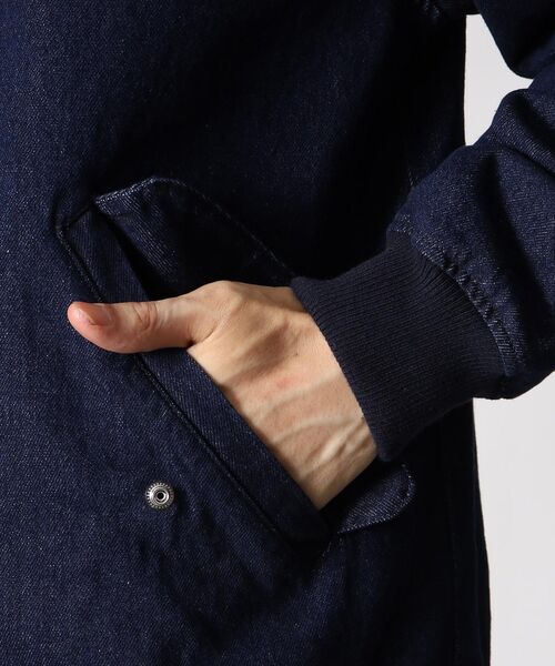 THE SHOP TK （ザ ショップ ティーケー ）の「◆12onzデニムMA-1（デニムジャケット・メンズ・グレー/ネイビー・02/04/03）」の8枚目の写真