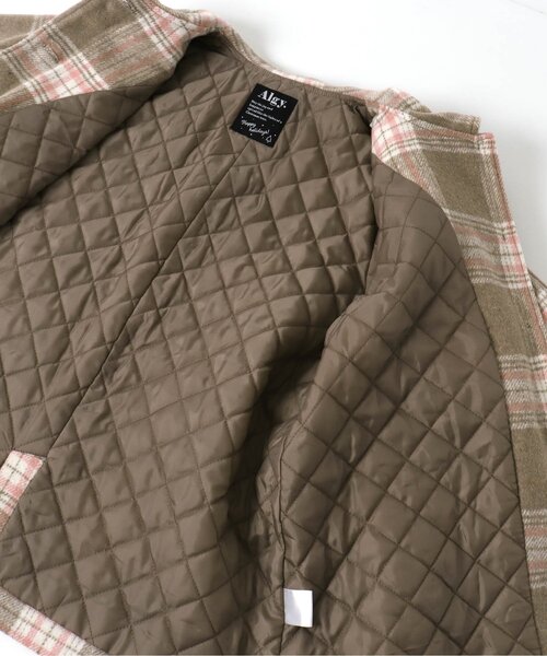セール】チェックコート（ダウンジャケット/コート）｜algy（アルジー