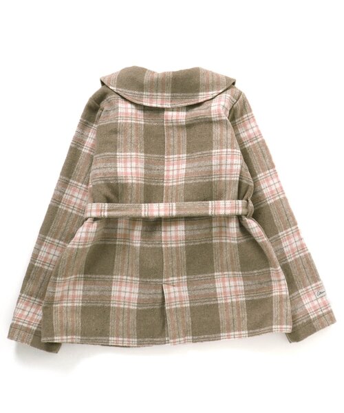 セール】チェックコート（ダウンジャケット/コート）｜algy（アルジー