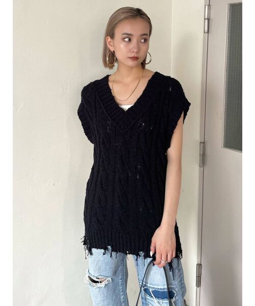 EMODA（エモダ）の「ワイドフープピアス（ピアス（両耳用）・レディース・シルバー/ゴールド・FREE）」の7枚目の写真