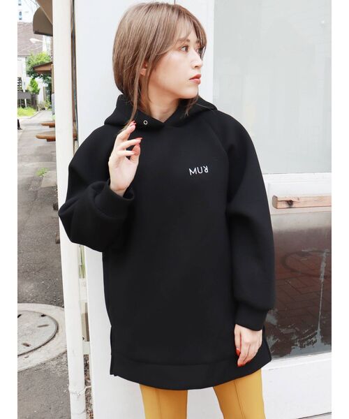 MURUA(ムルーア)の「ロゴチュニックパーカー(パーカー・レディース・アイボリー/ブラック/ネイビー・FREE)」の15枚目の写真