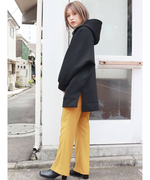 MURUA(ムルーア)の「ロゴチュニックパーカー(パーカー・レディース・アイボリー/ブラック/ネイビー・FREE)」の5枚目の写真