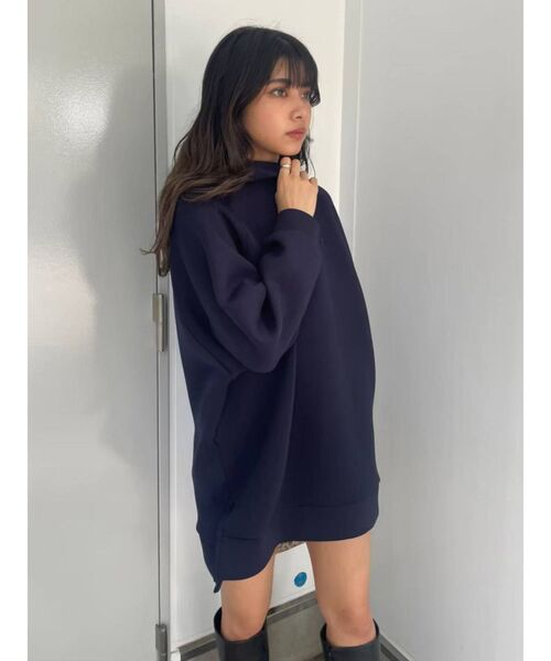 MURUA(ムルーア)の「ロゴチュニックパーカー(パーカー・レディース・アイボリー/ブラック/ネイビー・FREE)」の13枚目の写真