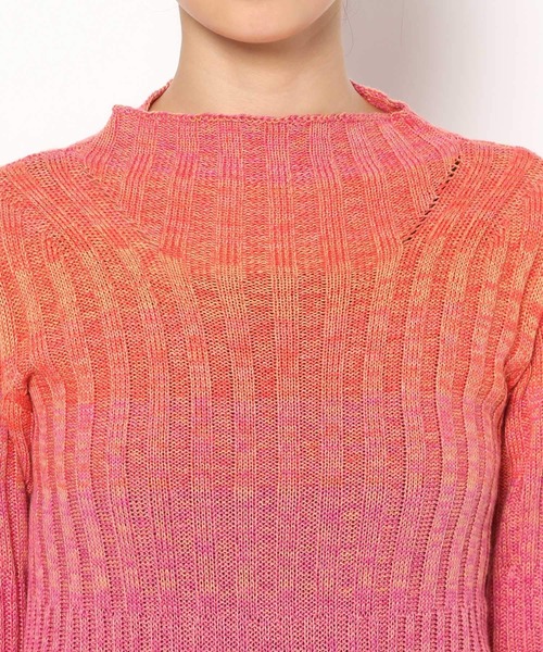 PAGEBOY（ページボーイ）の「カラーMIXタートルニット（Tシャツ/カットソー・レディース・ブルー系その他/ピンク系その他・FREE）」の7枚目の写真