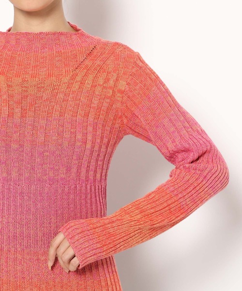 PAGEBOY（ページボーイ）の「カラーMIXタートルニット（Tシャツ/カットソー・レディース・ブルー系その他/ピンク系その他・FREE）」の10枚目の写真