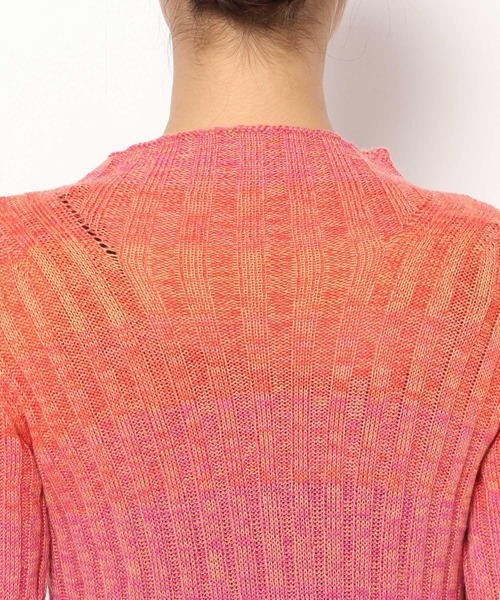 PAGEBOY（ページボーイ）の「カラーMIXタートルニット（Tシャツ/カットソー・レディース・ブルー系その他/ピンク系その他・FREE）」の6枚目の写真