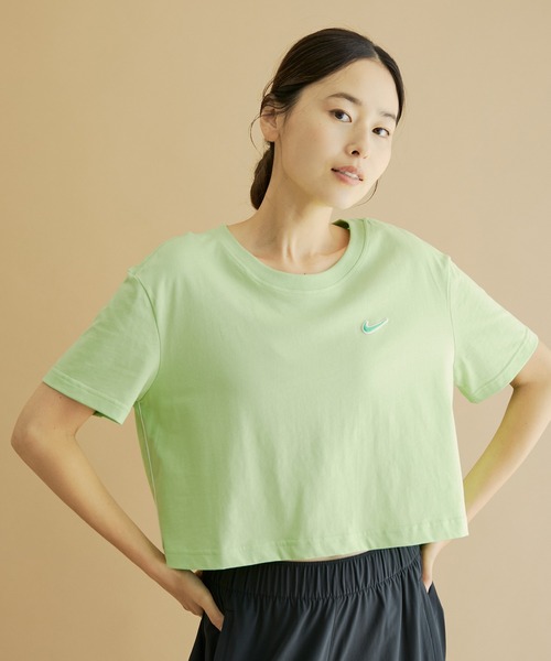 Nike ナイキ 女性用 陸上 クロップトップ Green 海外XL Nike ナイキ 女性用 陸上 クロップトップ Green 海外XL