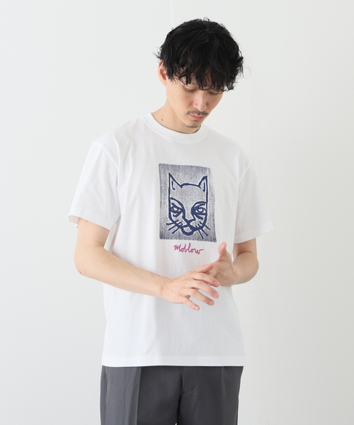 JOURNAL STANDARD(ジャーナルスタンダード)の「【moblow/モブロー 】pistolstitch(Tシャツ/カットソー・メンズ・ブラック/ホワイト・LARGE/X-LARGE)」の2枚目の写真