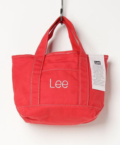 Lee（リー）の「Lee/リー　ロゴ刺繍入り カラーキャンバスミニトート（トートバッグ・レディース・イエロー/ブルー/ピンク/レッド/ブラック/グリーン/ホワイト・FREE）」の7枚目の写真