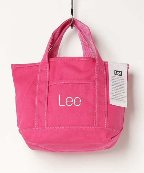 Lee（リー）の「Lee/リー　ロゴ刺繍入り カラーキャンバスミニトート（トートバッグ・レディース・イエロー/ブルー/ピンク/レッド/ブラック/グリーン/ホワイト・FREE）」の6枚目の写真