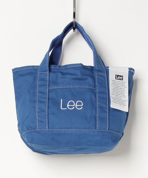 Lee（リー）の「Lee/リー　ロゴ刺繍入り カラーキャンバスミニトート（トートバッグ・レディース・イエロー/ブルー/ピンク/レッド/ブラック/グリーン/ホワイト・FREE）」の5枚目の写真