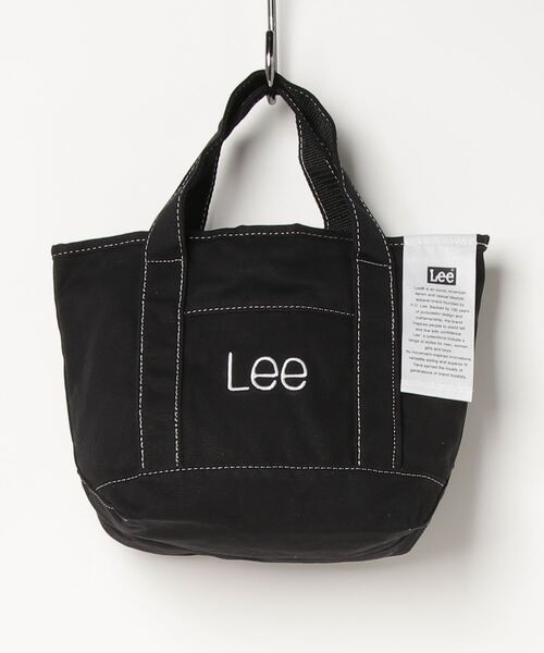 Lee（リー）の「Lee/リー　ロゴ刺繍入り カラーキャンバスミニトート（トートバッグ・レディース・イエロー/ブルー/ピンク/レッド/ブラック/グリーン/ホワイト・FREE）」の3枚目の写真