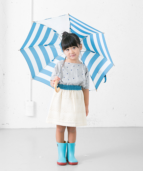 URBAN RESEARCH DOORS KIDS（アーバン リサーチ ドアーズ キッズ　）の「DOORS 窓付きアンブレラ（長傘・キッズ・ピンク/ブルー系その他/パープル/イエロー・45/50）」の2枚目の写真