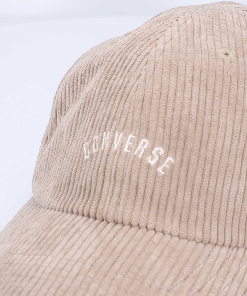 CONVERSE(コンバース)の「【CONVERSE】ロゴコーデュロイキャップ(キャップ・レディース・ベージュ/グレー/キナリ・フリー)」の8枚目の写真