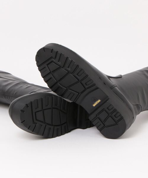 clear（クリア）の「タンクソールロングブーツ ≪2022AW新作≫（その他シューズ・レディース・アイボリー/ブラック・M/L）」の3枚目の写真