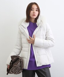 INDIVI|インディヴィのダウンジャケット/コート通販 - ZOZOTOWN 日替わりスペシャル INDIVIカーキファー付フードダウンコート ダウンジャケット