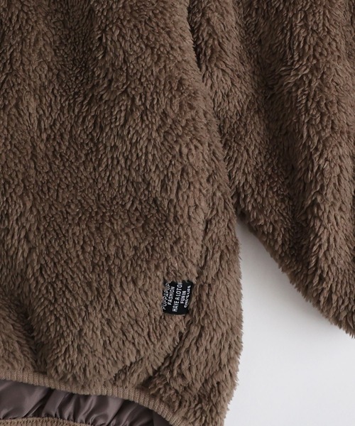 PUPPAPUPO（プッパプーポ）の「ボア ブルゾン（ブルゾン・キッズ・ブラック/ベージュ/グレイッシュベージュ・80/90/100/110/120/130/140）」の16枚目の写真