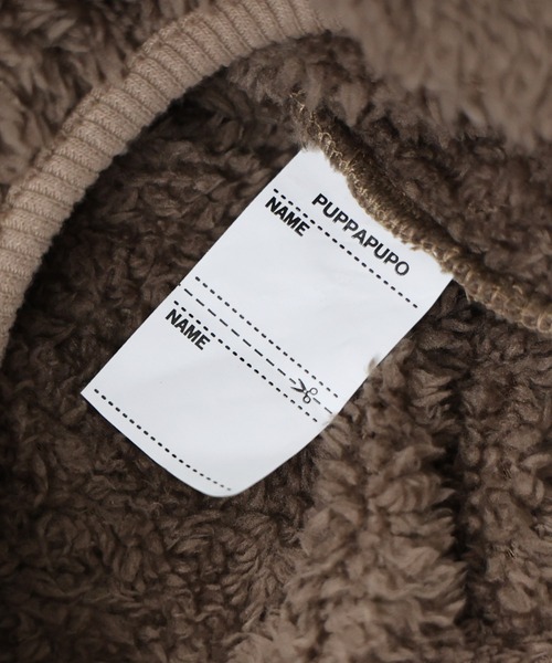 PUPPAPUPO（プッパプーポ）の「ボア ブルゾン（ブルゾン・キッズ・ブラック/ベージュ/グレイッシュベージュ・80/90/100/110/120/130/140）」の21枚目の写真