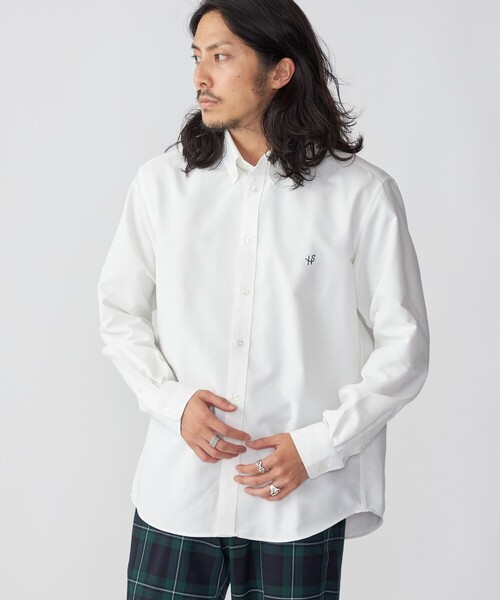 SHIPS（シップス）の「*SHIPS: 防シワ・吸水速乾・UVケア Drymix(R) ワンポイント ロゴ オックスフォード ボタンダウン シャツ（シャツ/ブラウス・メンズ・ホワイト/ライトグレー/ライトブルー・SMALL/MEDIUM/LARGE/X-LARGE/XX-LARGE）」の15枚目の写真