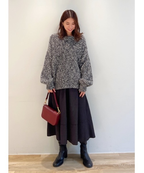 Mila Owen（ミラオーウェン）の「バックストレッチロングブーツ