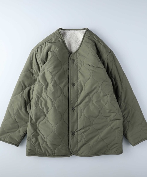 HONEYSUCKLE ROSE（ハニーサックルローズ）の「【HONEYSUCKLE ROSE】リバーシブルボアコート（ダウンジャケット/コート・レディース・ブラック/オフホワイト・L/M）」の3枚目の写真