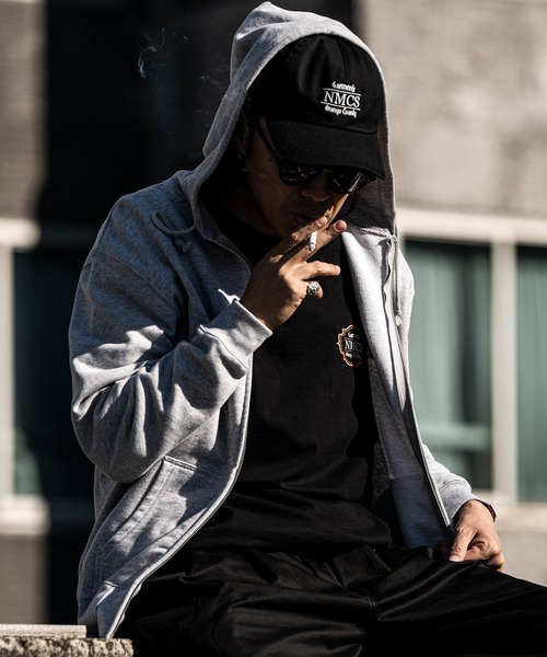 NineMicrophones（ナインマイクロフォンズ）の「LOW CAP-ORANGE STORE-（キャップ・メンズ・ブラック・FREE）」の4枚目の写真