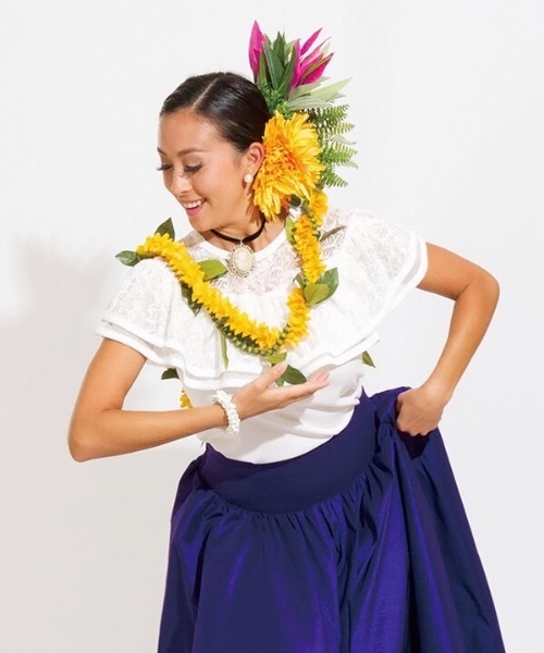 Maunaloa(マウナロア)の「【Maunaloa】レースフリルトップス(その他トップス・レディース・ホワイト/ブラック・L/M)」の4枚目の写真