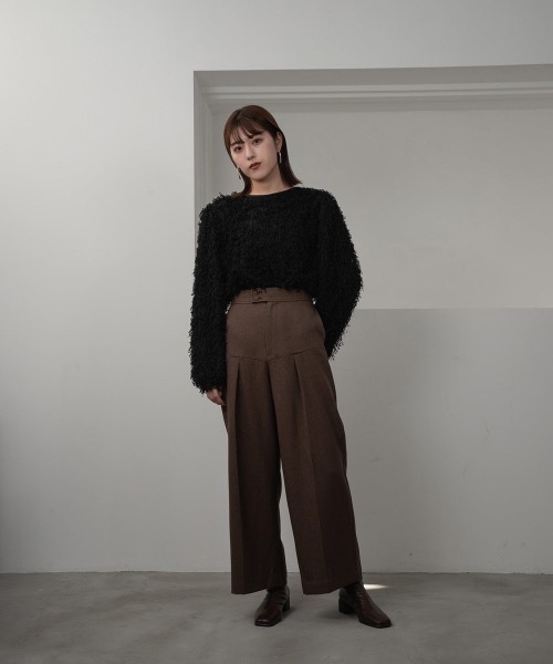 I_am（アイアム）の「back ribbon shaggy blouse（シャツ/ブラウス・レディース・ブラック・FREE）」の5枚目の写真
