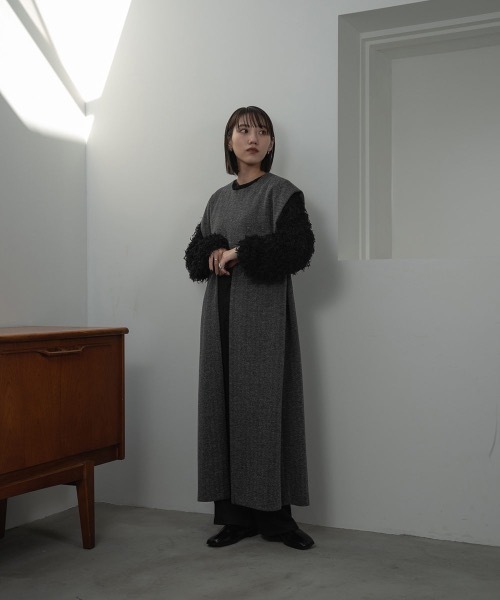 I_am（アイアム）の「back ribbon shaggy blouse（シャツ/ブラウス・レディース・ブラック・FREE）」の10枚目の写真