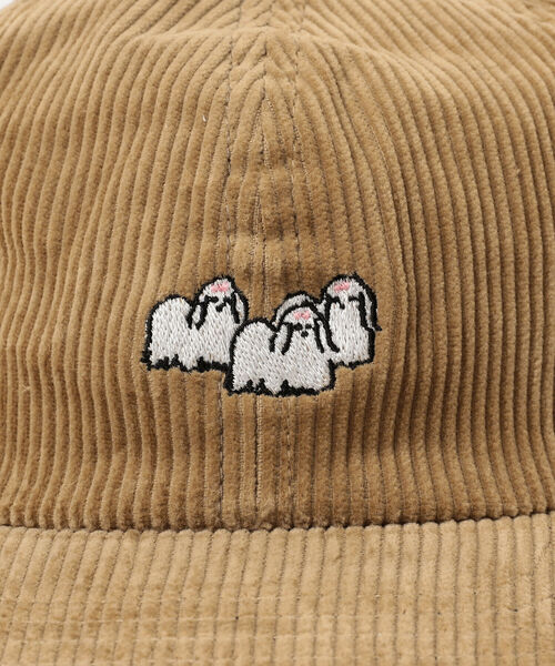 TEMBEA(テンベア)の「TEMBEA / NEW DOG CAP(キャップ・メンズ・グレー/ナチュラル・ONE SIZE)」の4枚目の写真