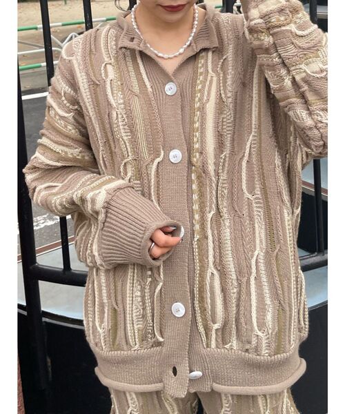 merry jenny（メリージェニー）の「マルチカラークルーニット