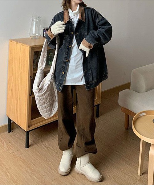 【新品未使用】JEANSデニム×コーデュロイジャケット machouse_01114000618