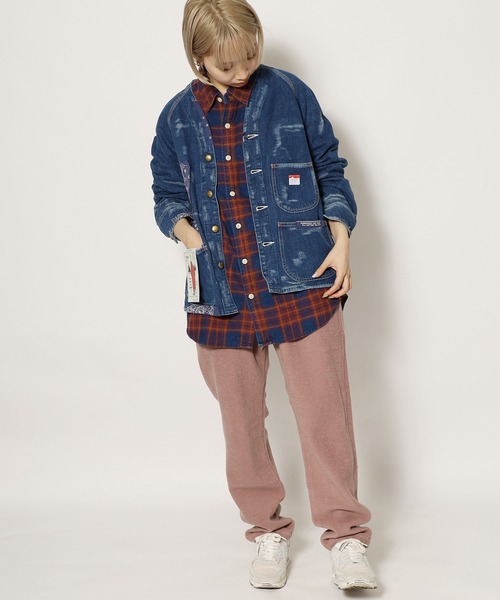 CAL O LINE（キャルオーライン）の「CAL O LINE/キャルオーライン BANDANA ENGINEERS JACKET エンジニアジャケット（デニムジャケット・メンズ・ブルー・M/L/XL）」の18枚目の写真