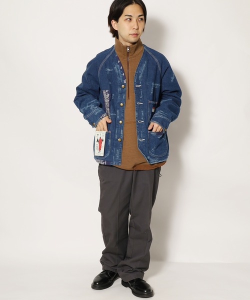 CAL O LINE（キャルオーライン）の「CAL O LINE/キャルオーライン BANDANA ENGINEERS JACKET エンジニアジャケット（デニムジャケット・メンズ・ブルー・M/L/XL）」の20枚目の写真