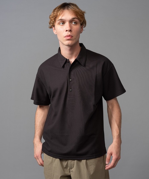 MR.OLIVE(ミスターオリーブ)の「【セットアップ対応】フィールドセンサー バーズアイ / フレンチ ポロシャツ(ポロシャツ・メンズ・オリーブ/ネイビー/ブラック・SMALL/MEDIUM/LARGE)」の2枚目の写真