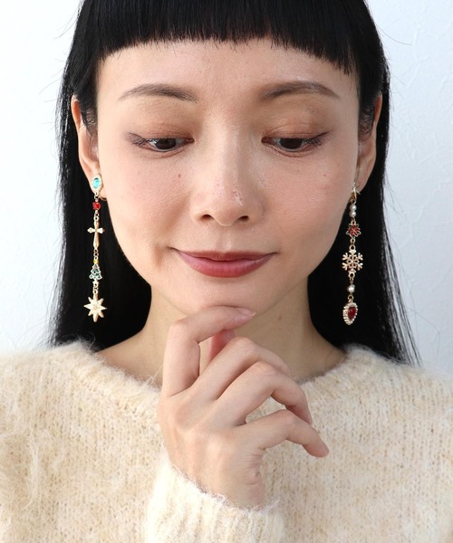 Three Four Time（ｽﾘｰﾌｫｰﾀｲﾑ）の「Christmasチャームイヤリング（イヤリング・レディース・その他・FREE）」の16枚目の写真