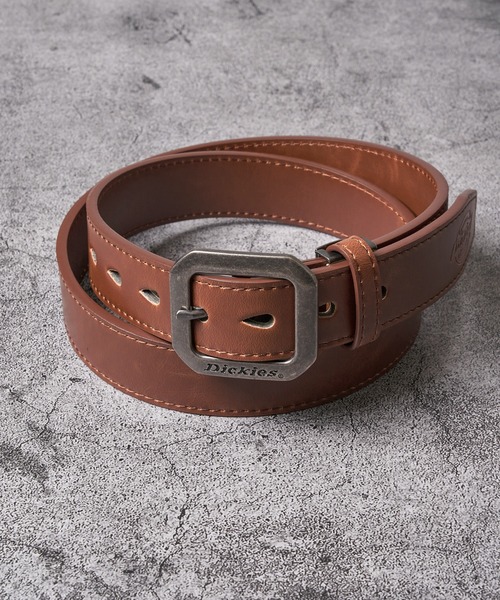 Dickies(ディッキーズ)の「【Dickies/ディッキーズ】PUレザーベルト(ベルト・メンズ・ダークブラウン系1/ダークブラウン系2/ブラック系1/ホワイト系1/ブラウン系2/ブラック系2/ブラウン系1/ダークブラウン系3/ホワイト系3/ブラック系3・FREE)」の6枚目の写真