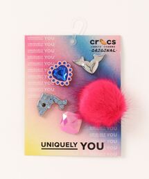 クロックス パープル アンド ジェム 5 パック シューズアクセサリー / crocs Purple and Gem 5 Pack