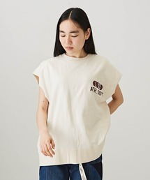 TOBILA | ミニ裏毛スウェットバックスリットベスト(ベスト)