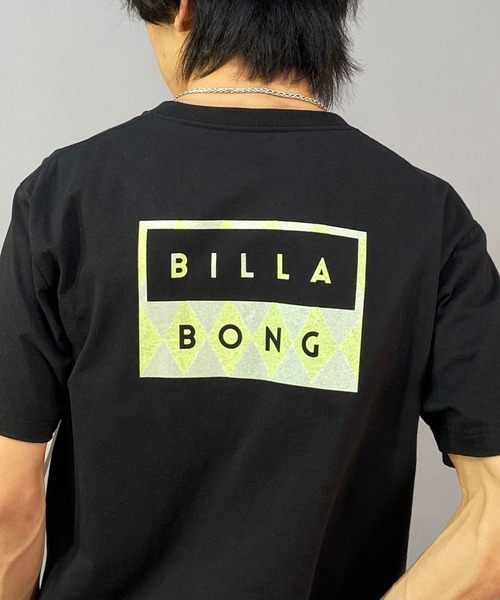 BILLABONG(ビラボン)の「BILLABONG/ビラボン DECAL CUT/ブランドロゴ バックプリントTシャツ/半袖Tシャツ BD011-203(Tシャツ/カットソー・メンズ・ホワイト×ブラック/ホワイト×ブルー/ブラック・XL/XXL/M/S/L)」の3枚目の写真