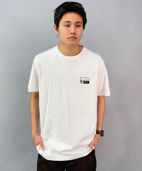 BILLABONG(ビラボン)の「BILLABONG/ビラボン DECAL CUT/ブランドロゴ バックプリントTシャツ/半袖Tシャツ BD011-203(Tシャツ/カットソー・メンズ・ホワイト×ブラック/ホワイト×ブルー/ブラック・XL/XXL/M/S/L)」の11枚目の写真