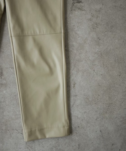 TRUNC（トランクエイティーエイト）の「Eco leather Slim Pants（その他パンツ・レディース・ブラック/ライトグリーン・FREE）」の19枚目の写真