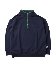 GLAZOS | 【Penfield】ミニ裏毛・ハイネックアノラック刺繍スウェット(スウェット)