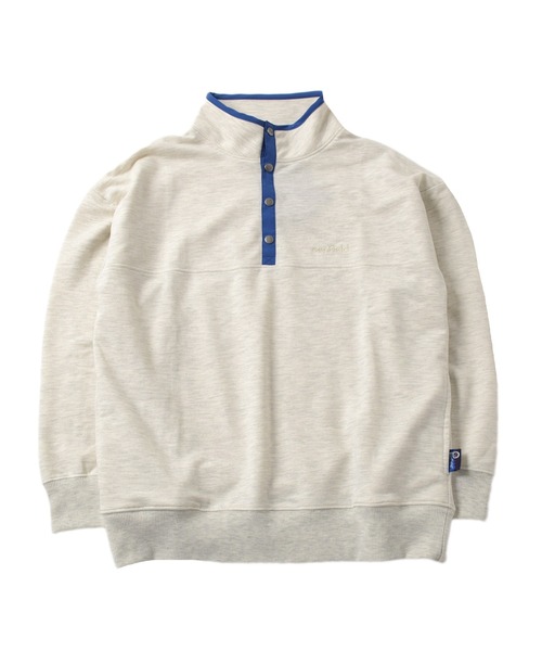 GLAZOS（グラソス）の「【Penfield】ミニ裏毛・ハイネックアノラック刺繍スウェット（スウェット・キッズ・オートミール/ネイビー/グリーン・160cm/170cm/150cm/140cm）」の4枚目の写真