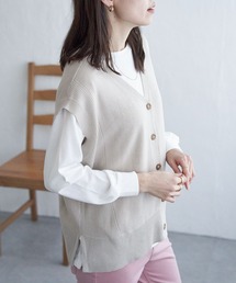 ikka | 【2点セット】3WAYニットベストアンサンブル(アンサンブル)