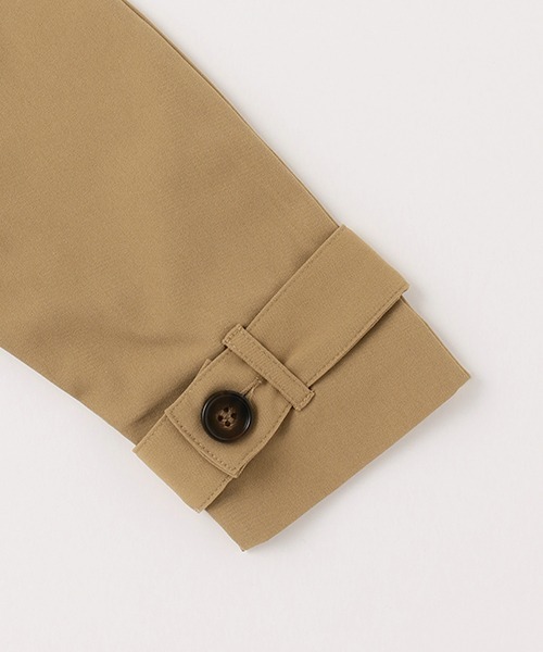 petit main（プティマイン）の「【リンク】ショートトレンチコート(キッズ)（ダウンジャケット/コート・キッズ・ベージュ・S/M/L）」の6枚目の写真