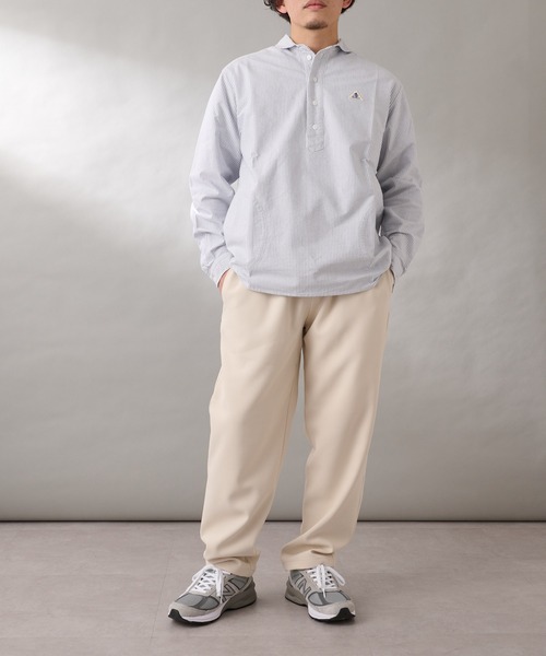 GEVACO(ゲバコ)の「【GEVACO / ゲバコ】オックスオーバーショールカラー長袖シャツ(シャツ/ブラウス・メンズ・ブルー/ブラック/ホワイト/ピンク/ブラック系その他・M/L)」の10枚目の写真